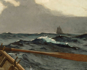 Winslow Homer "Fog Warning - Halibut Fishing" (c.1885) - Mabon Gallery