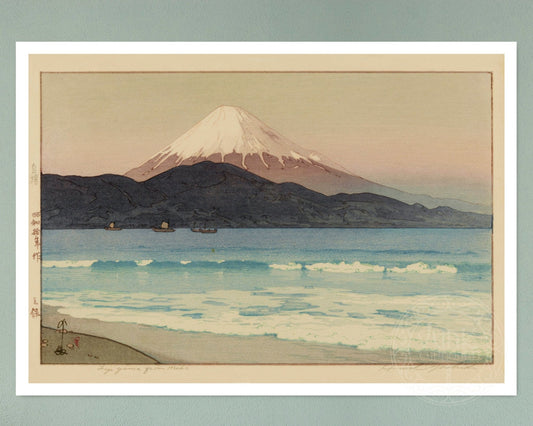 Yoshida Hiroshi "Fujiyama from Miho" (c.1935) - Mabon Gallery