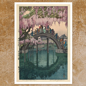 Yoshida Hiroshi "Kameido Bridge, Tokyo" (c.1927) - Mabon Gallery