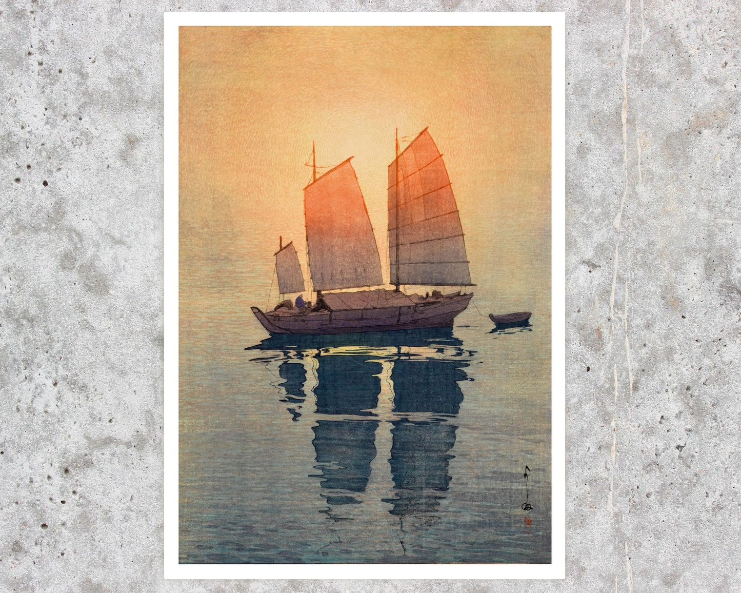 Yoshida Hiroshi "Sailboats: The Seto Inland Sea Series" - Set of 4 Prints - Mabon Gallery